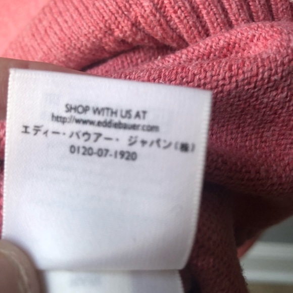 Eddie Bauer Pink Sweater Size Small - Picture 9 of 9